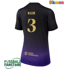 Barcelona Alejandro Balde #3 Replik Auswärtstrikot Damen 2026-27 Kurzarm